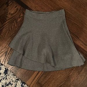 zara asymmetrical skirt